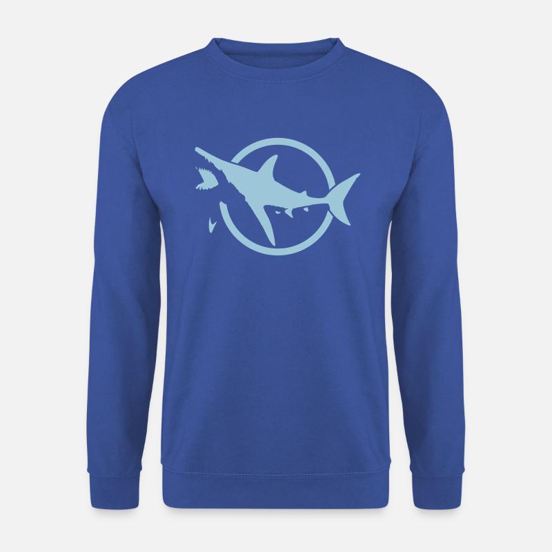 SHARK - Sweat-shirt Unisexe - bleu royal
