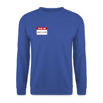 Ich bin innerlich tot. - Unisex Pullover - Royalblau - Vorne - Alina (178cm) & Michal (187cm)