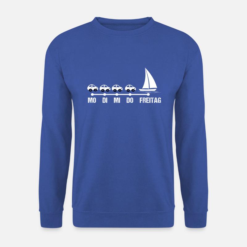 Segelspaß am Wochenende - Unisex Pullover - Royalblau
