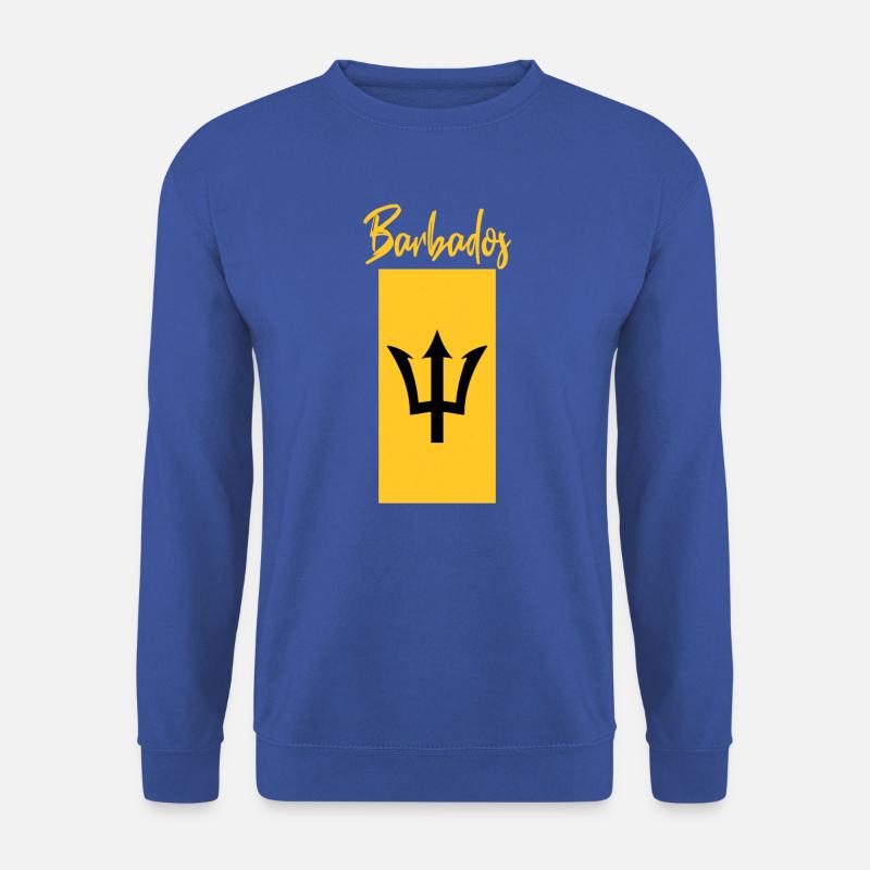 Barbados Flagge Bajan Unabhängigkeitstag Karibik - Unisex Pullover - Royalblau