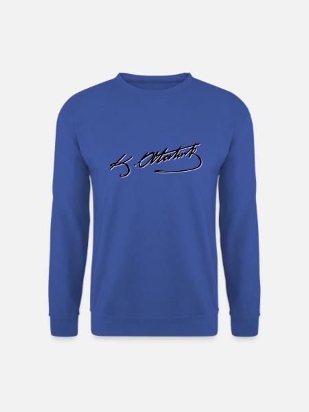 Mustafa Kemal Ataturk imza - Unisex Sweatshirt - royal blue