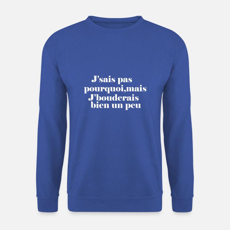 Ich würde schmollen - Unisex Pullover - Royalblau