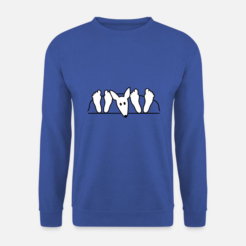 Podenco im Bett - Unisex Pullover - Royalblau