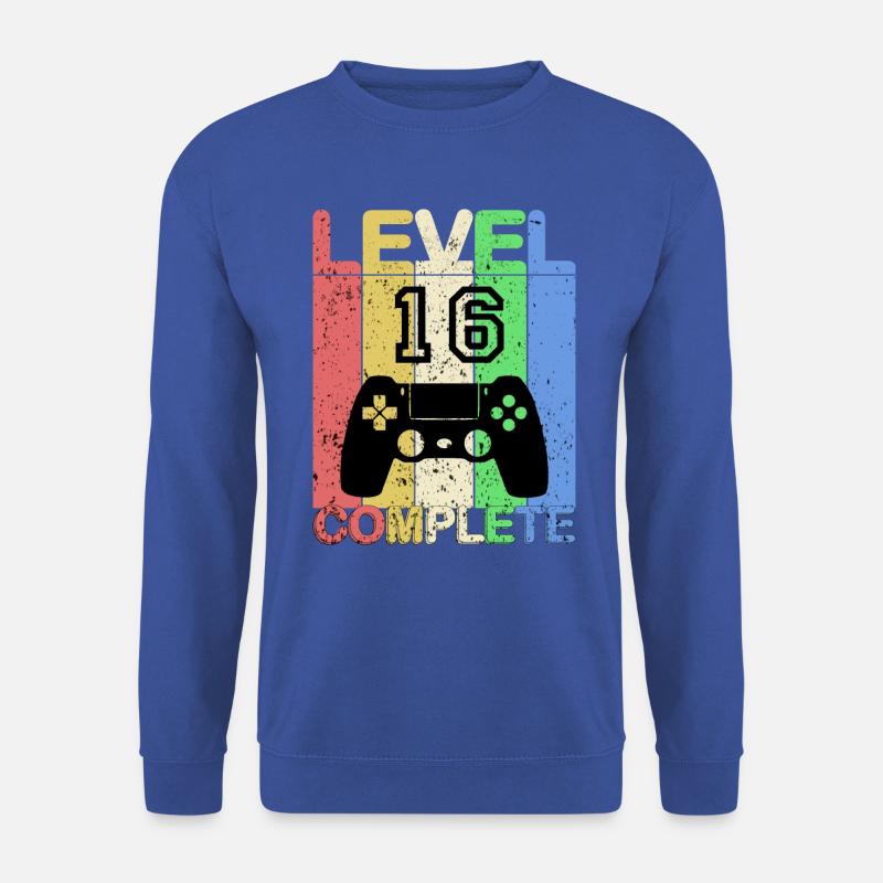 16 Geburtstag - Geschenk zum 16 Geburtstag - Unisex Pullover - Royalblau