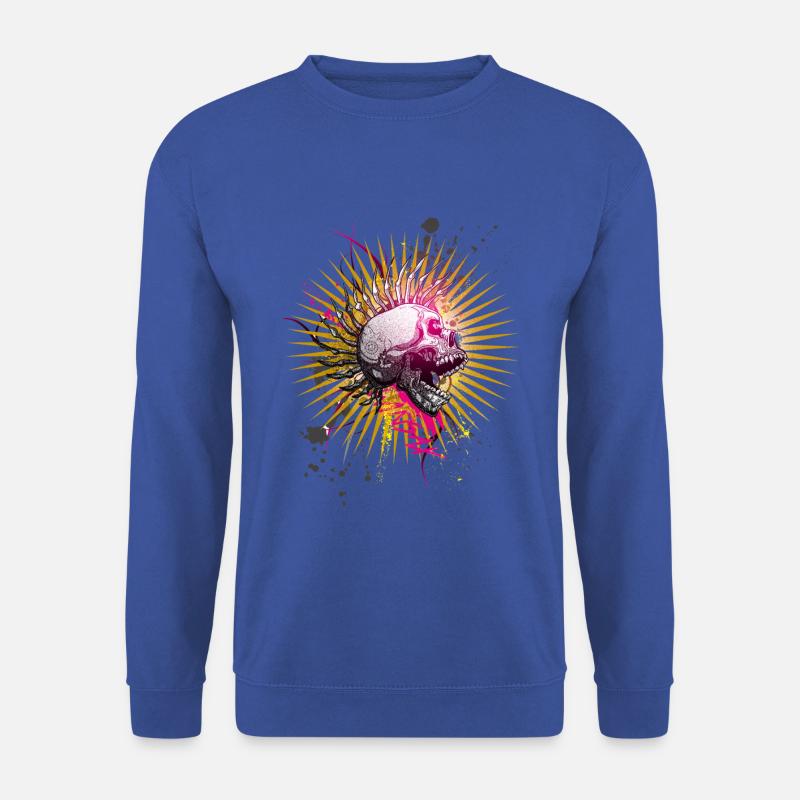 Punkschädel - Unisex Pullover - Royalblau