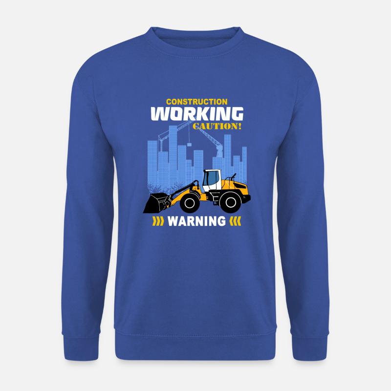 Wheel loader - Unisex Sweatshirt - royal blue