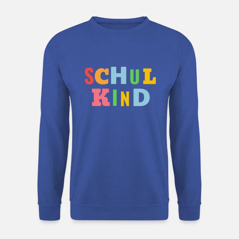 Schule Schulkind Kind Einschulung - Unisex Pullover - Royalblau