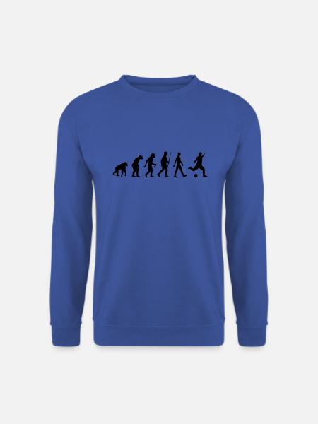 Fussball, Fußball, Soccer, Spieler, Team Evolution - Unisex Pullover - Royalblau