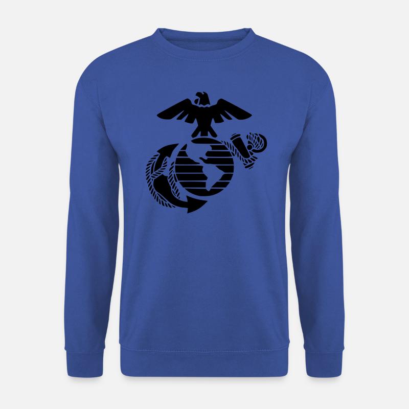 Marine Marines - Unisex Pullover - Royalblau