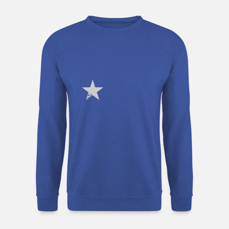 звезда - серп и молот - Unisex Pullover - Royalblau