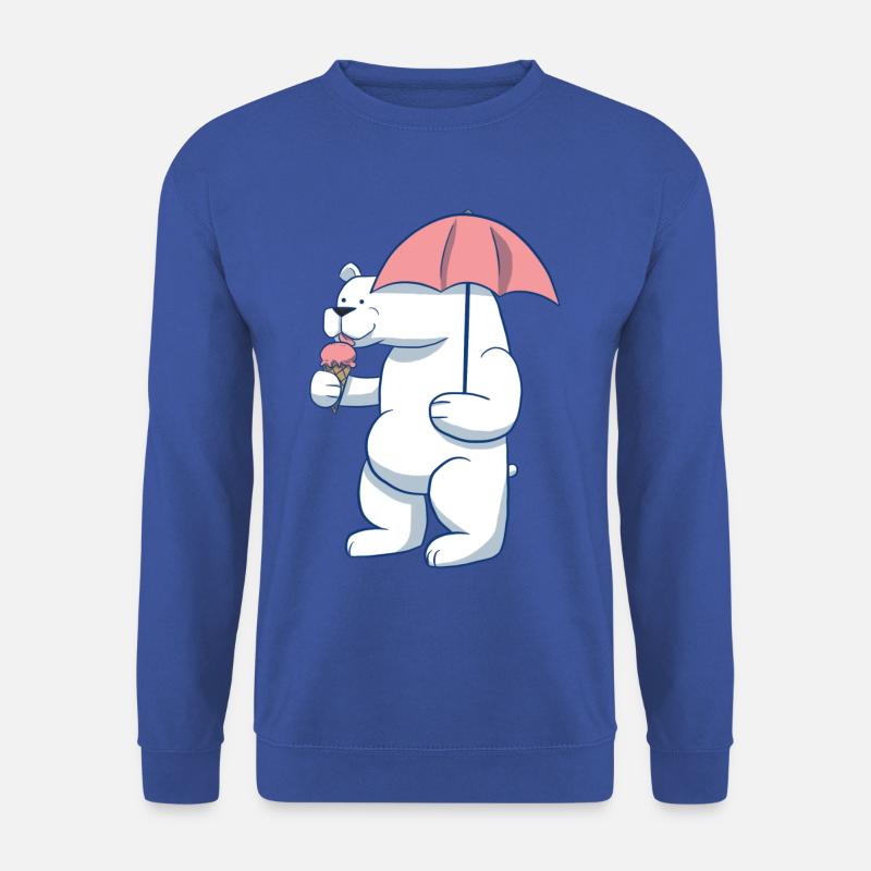 Eisbär Eis Eiscreme - Unisex Pullover - Royalblau