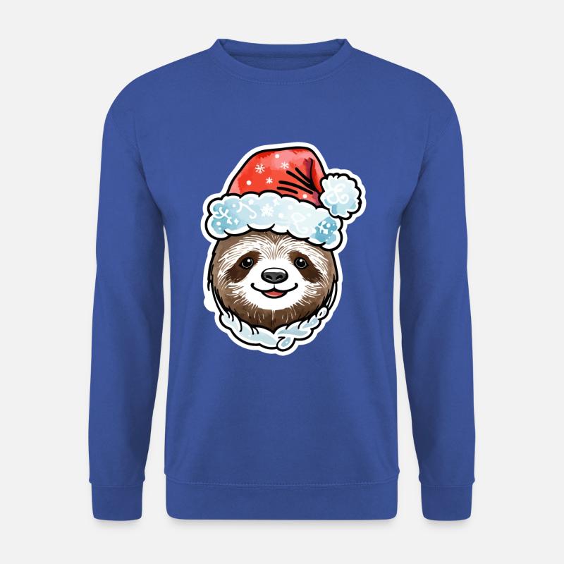 Sloth Christmas Drawing - Unisex Sweatshirt - royal blue