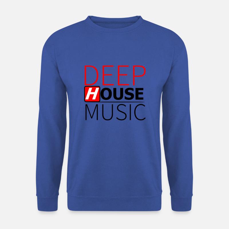 Deep House Musik - Unisex Pullover - Royalblau