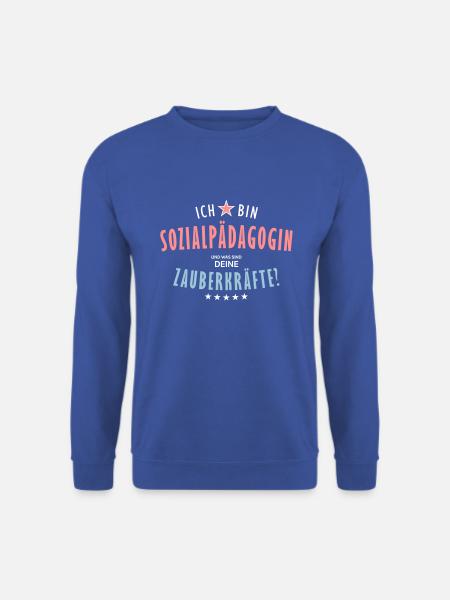 Sozialpädagogin Beruf - Geschenk - Unisex Pullover - Royalblau