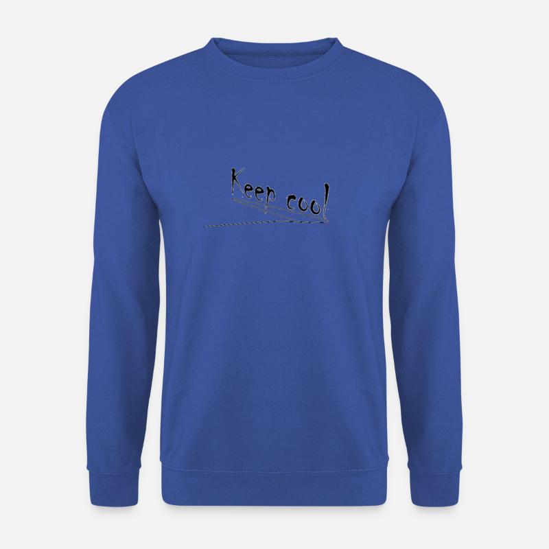 keep cool tshirt - Unisex Sweatshirt - royal blue