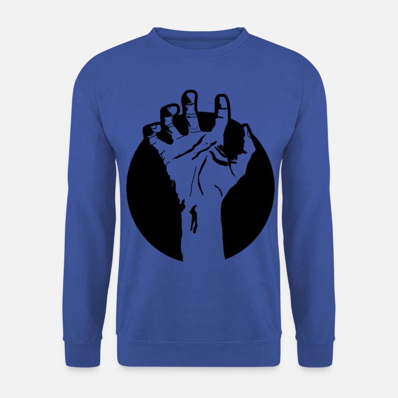 Zombie hand logo - Unisex Sweatshirt - royal blue