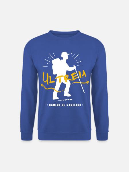 Ultreïa, camino de Santiago ! - Sweat-shirt Unisexe - bleu royal