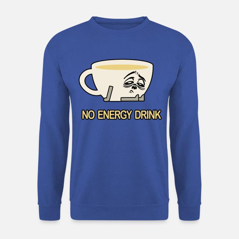 No Energy Drink - Müde - Unisex Pullover - Royalblau