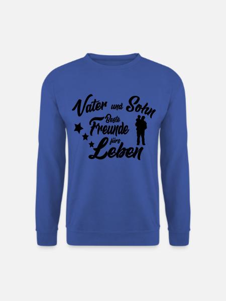Beste Freunde Vater und Sohn - Unisex Pullover - Royalblau