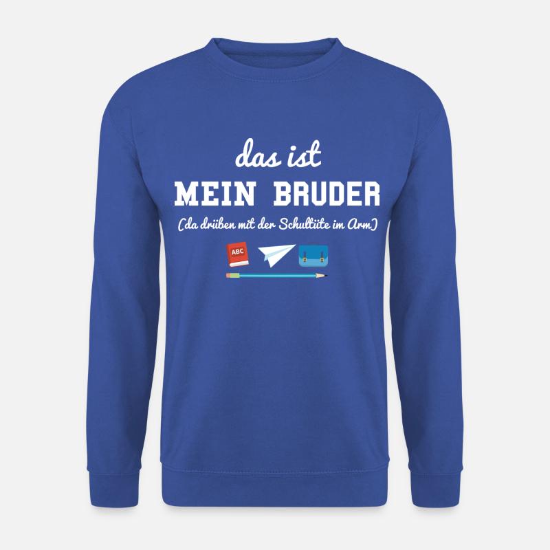 Einschulung - Stolzer Bruder / Schwester T Shirt - Unisex Pullover - Royalblau