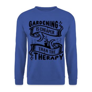 Jardiniers amateurs, jardiniers de fruits et légumes - Sweat-shirt Unisexe - bleu royal - Devant - Alina (178cm) & Michal (187cm)