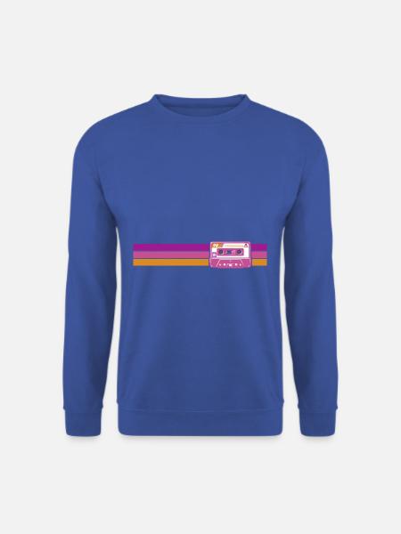 Classic 1980's Cassette Design - Unisex Sweatshirt - royal blue