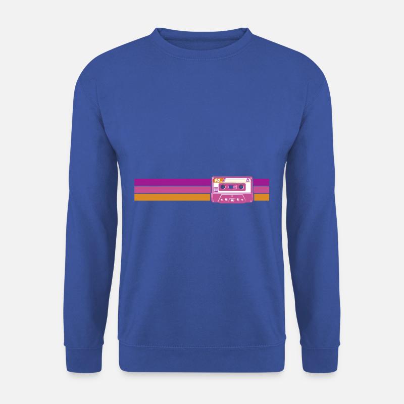 Classic 1980's Cassette Design - Unisex Sweatshirt - royal blue