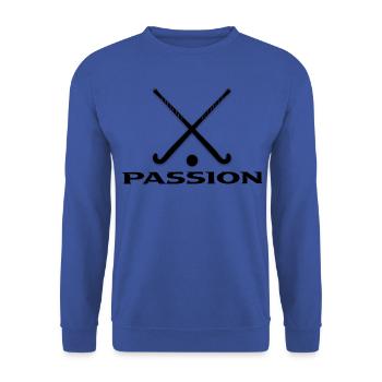 Hockey - Unisex Pullover - Royalblau - Vorne - Alina (178cm) & Michal (187cm)