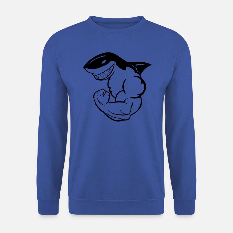 strong shark - Unisex Sweatshirt - royal blue