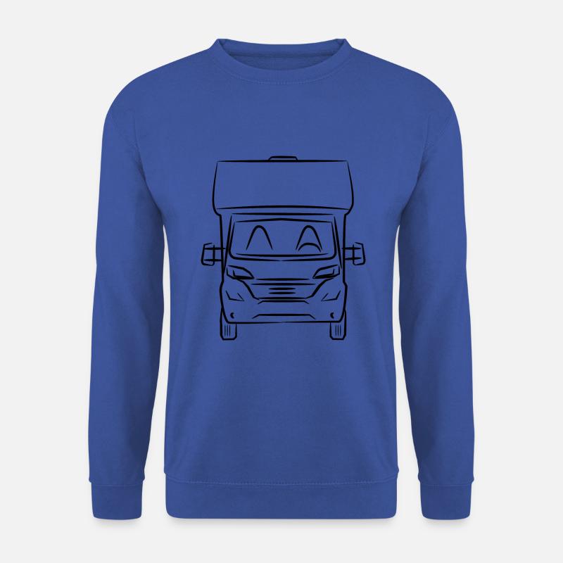 Mobile home drawing - Unisex Sweatshirt - royal blue