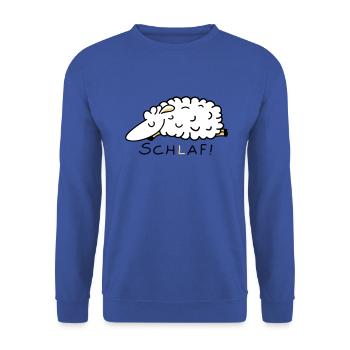 Dors comme les moutons - Sweat-shirt Unisexe - bleu royal - Devant - Alina (178cm) & Michal (187cm)