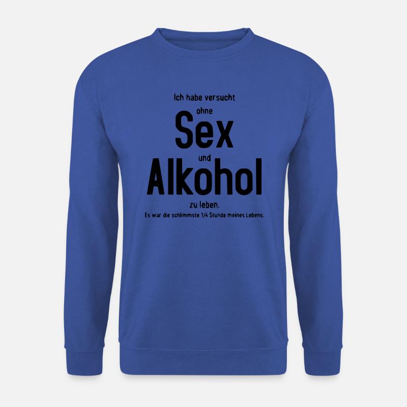 alkohol - Unisex Pullover - Royalblau