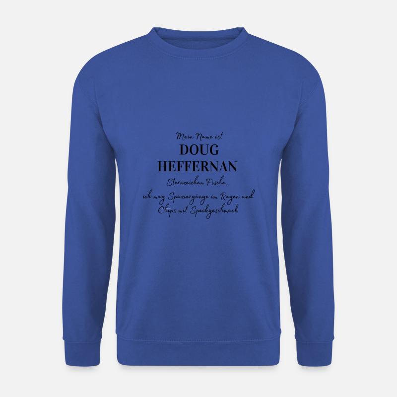 King of Queens: Doug Heffernan - Unisex Pullover - Royalblau
