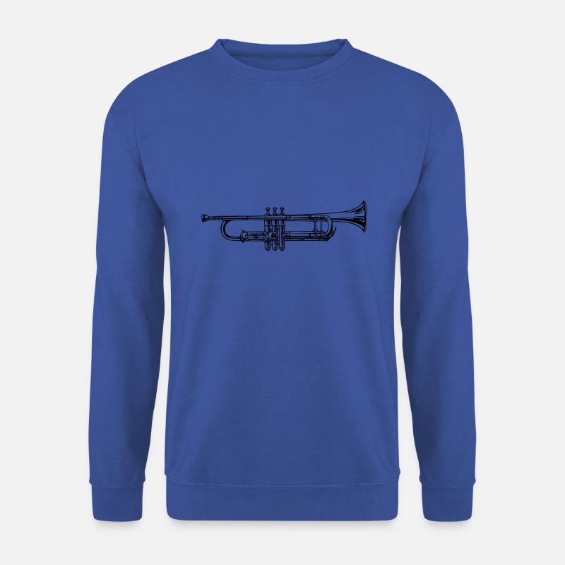 Trompete/Trumpet - Unisex Pullover - Royalblau