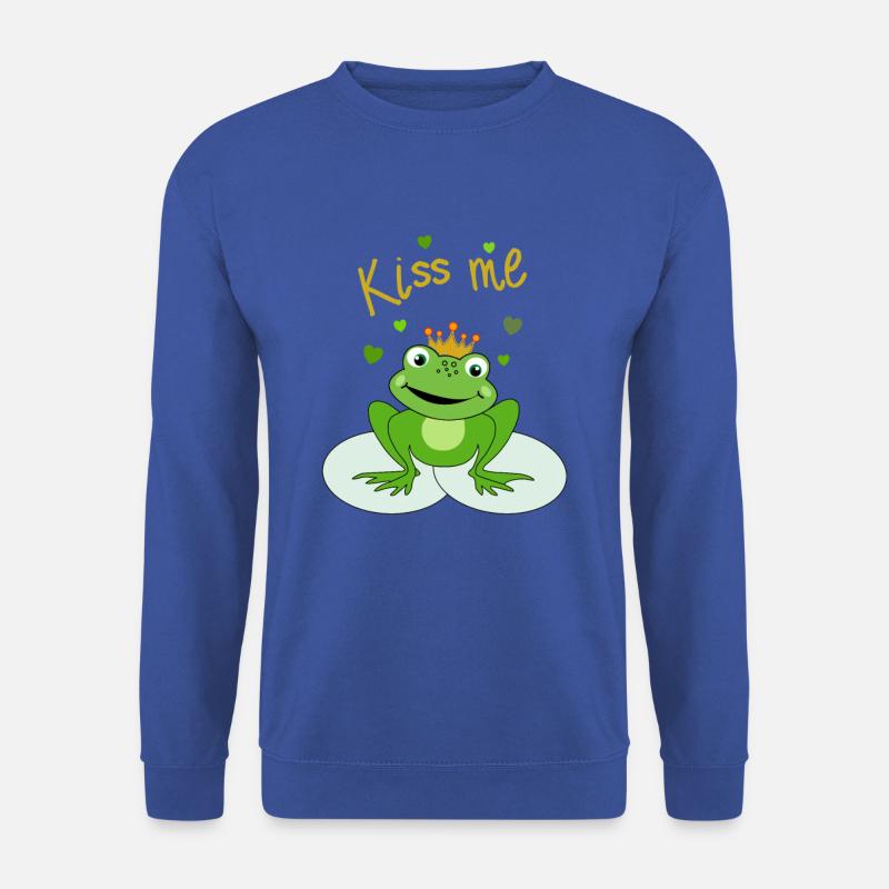 kiss me - Unisex Pullover - Royalblau