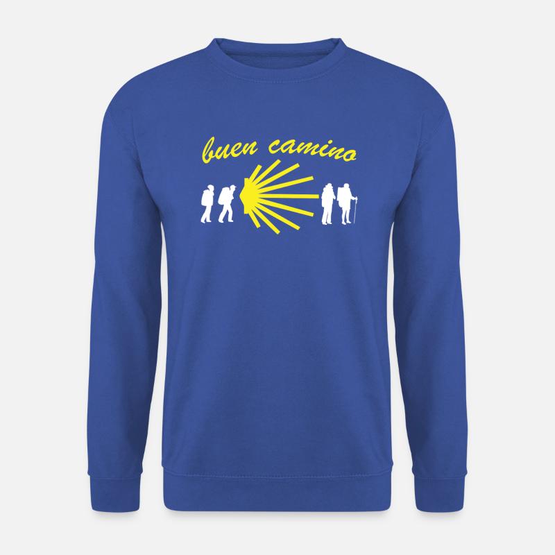 Chemin de Saint-Jacques-de-Compostelle - Sweat-shirt Unisexe - bleu royal