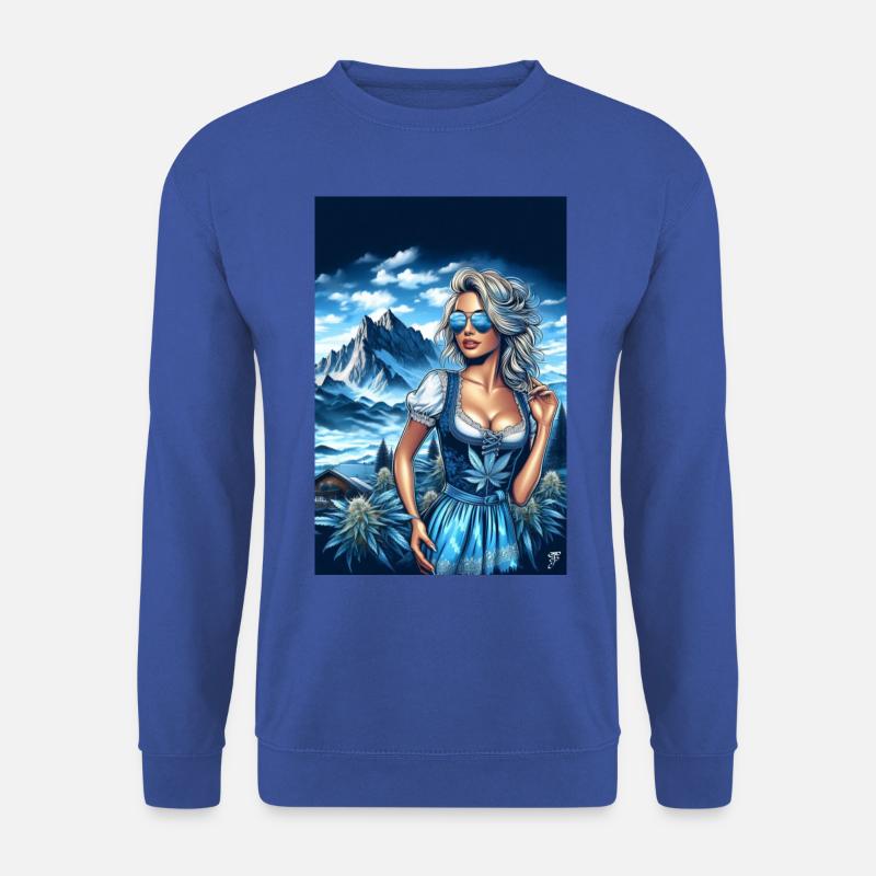 Fesches Madl - Unisex Pullover - Royalblau