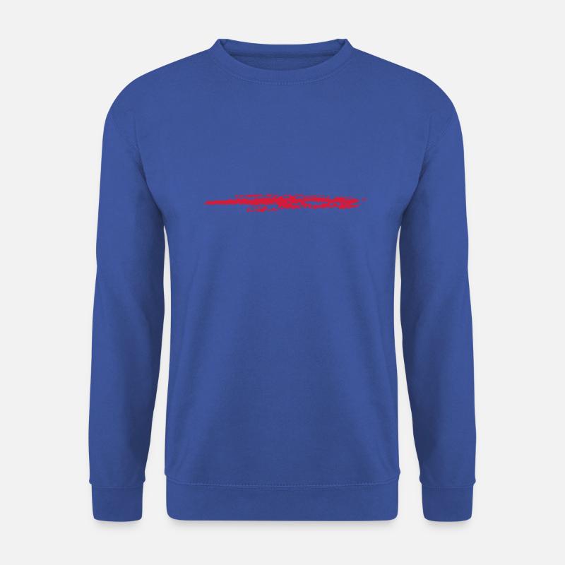 Linie_02 - Unisex Pullover - Royalblau