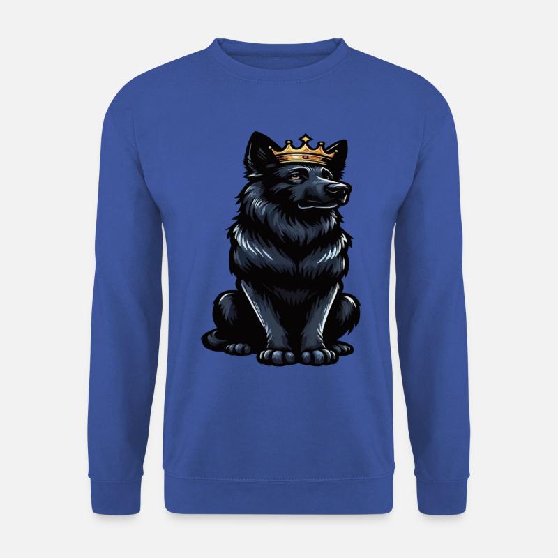 Schwarzer Schäferhund Schäferhundbesitzer  - Unisex Pullover - Royalblau