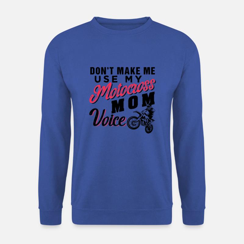 Motocross Mom Voice - Unisex Pullover - Royalblau