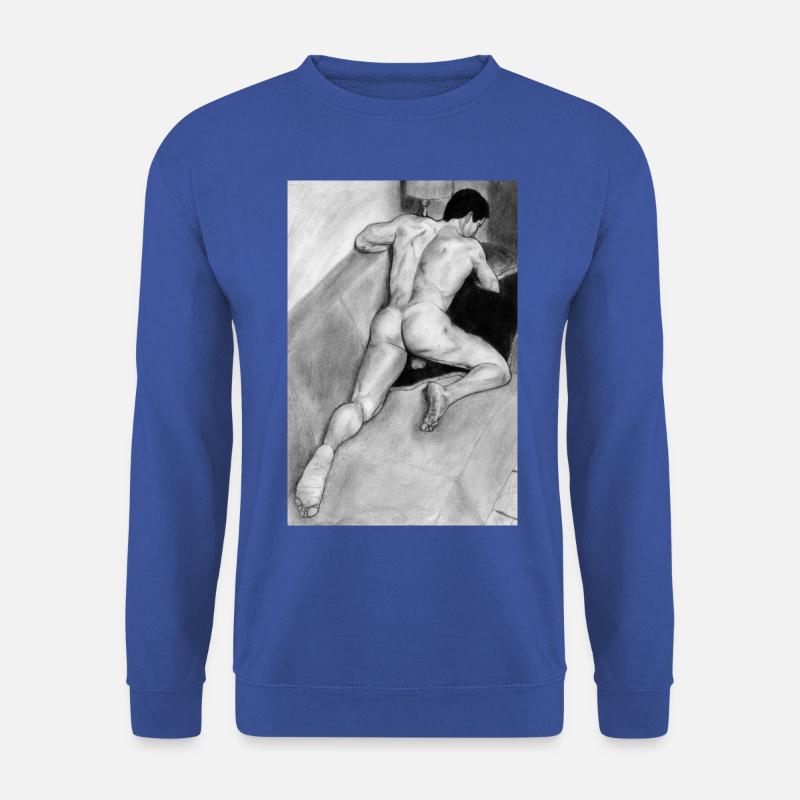 Bleistift Mann - Unisex Pullover - Royalblau
