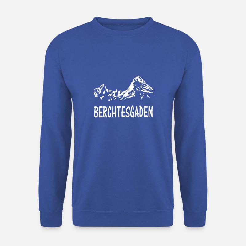 Berchtesgaden Watzmann Berg Schrift Grafik Bayern - Unisex Pullover - Royalblau