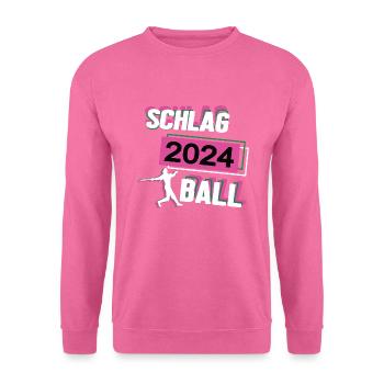 Schlagball 2024 Schlagballerin Schlagballspielerin - Unisex Pullover - Pink - Vorne