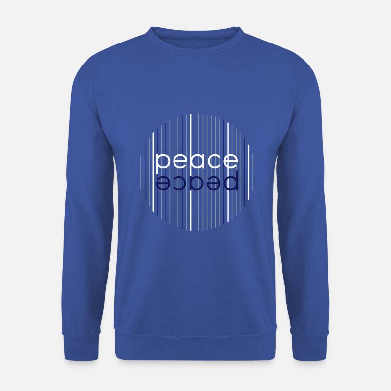 Peace Statements IV - Unisex Pullover - Royalblau