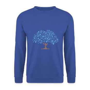 Binary Tree Admin Hacker Coder Programmierer - Unisex Pullover - Royalblau - Vorne - Alina (178cm) & Michal (187cm)
