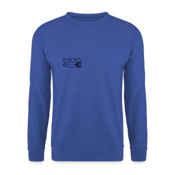 Planche de surf - Sweat-shirt Unisexe - bleu royal - Devant - Alina (178cm) & Michal (187cm)