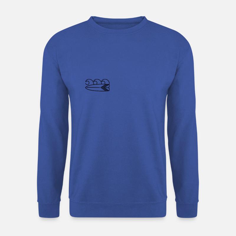 Surfbrett - Unisex Pullover - Royalblau