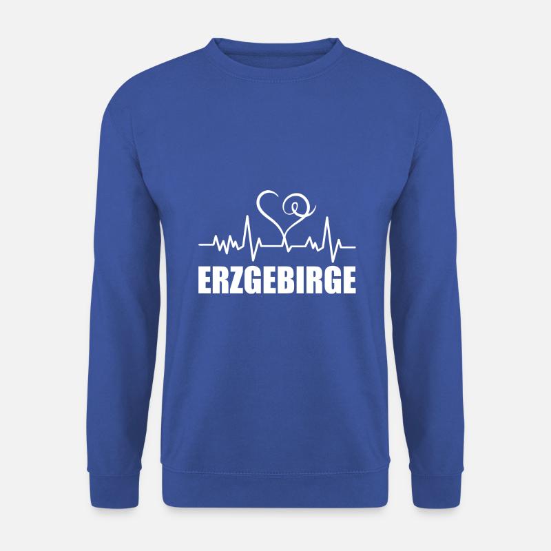Heartbeat Erzgebirge - Unisex Pullover - Royalblau