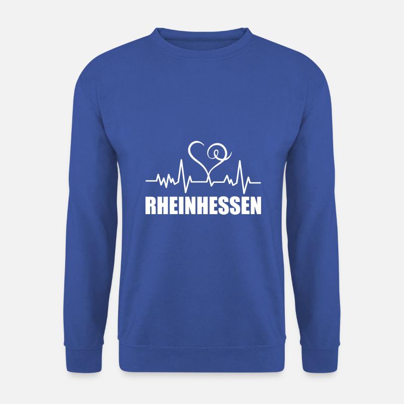 Heartbeat Rheinhessen - Unisex Pullover - Royalblau