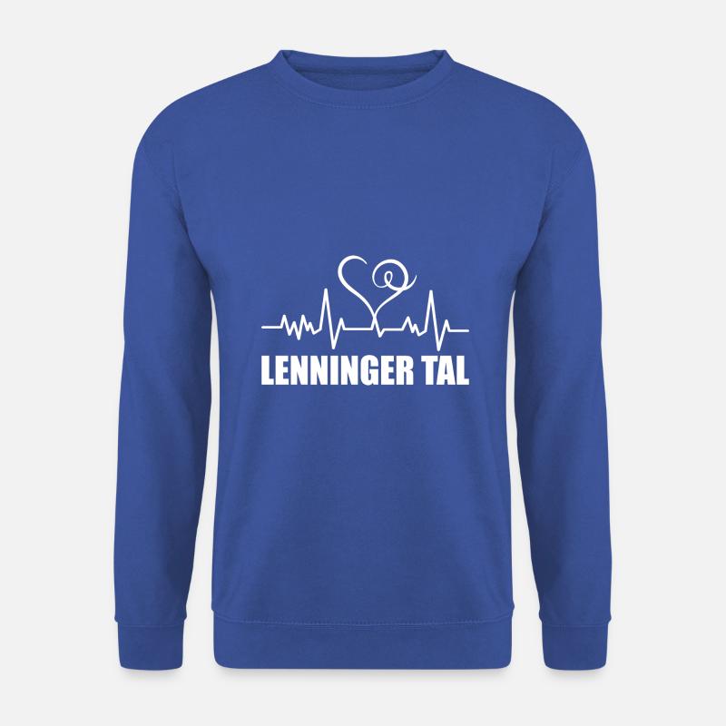 Heartbeat Lenninger Tal - Unisex Pullover - Royalblau